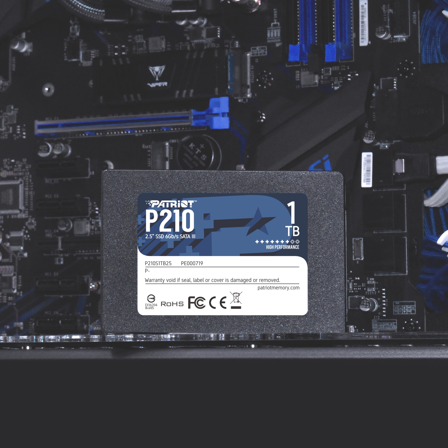 Patriot P210 1TB Internal SSD - SATA 3 2.5