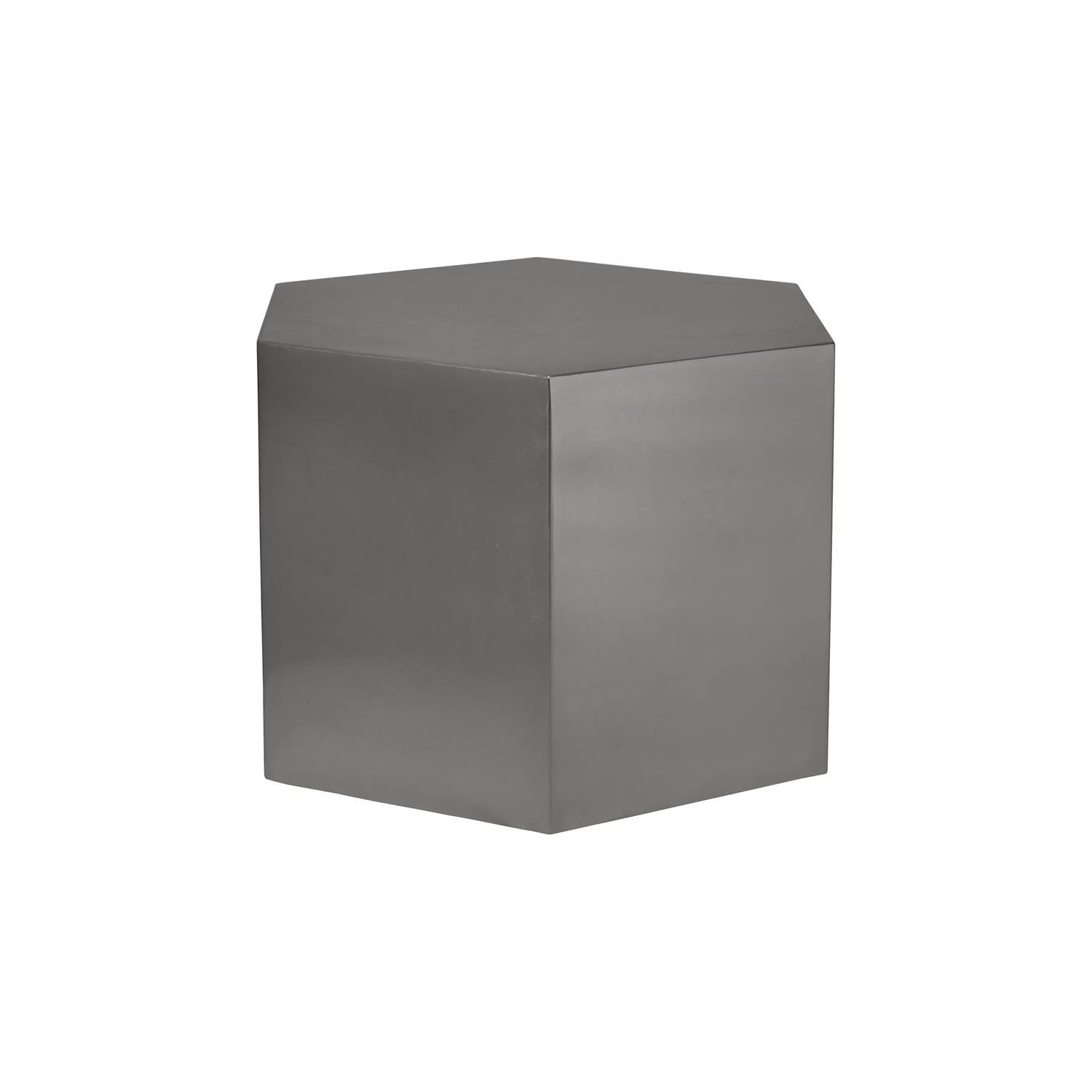 Meridian Furniture Hexagon Brushed Chrome Modular Coffee Table