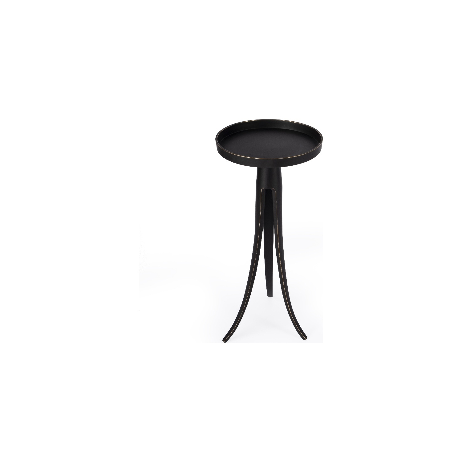 Butler Specialty Monique Large Pedestal Side Table - Black