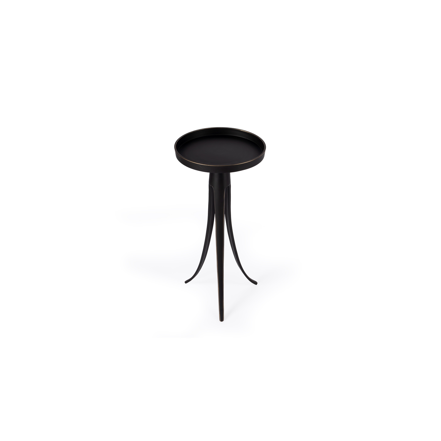 Butler Specialty Monique Large Pedestal Side Table - Black