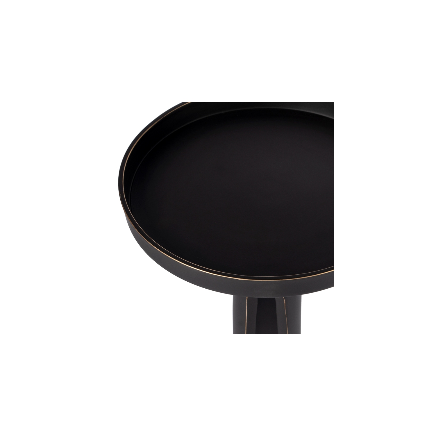 Butler Specialty Monique Large Pedestal Side Table - Black