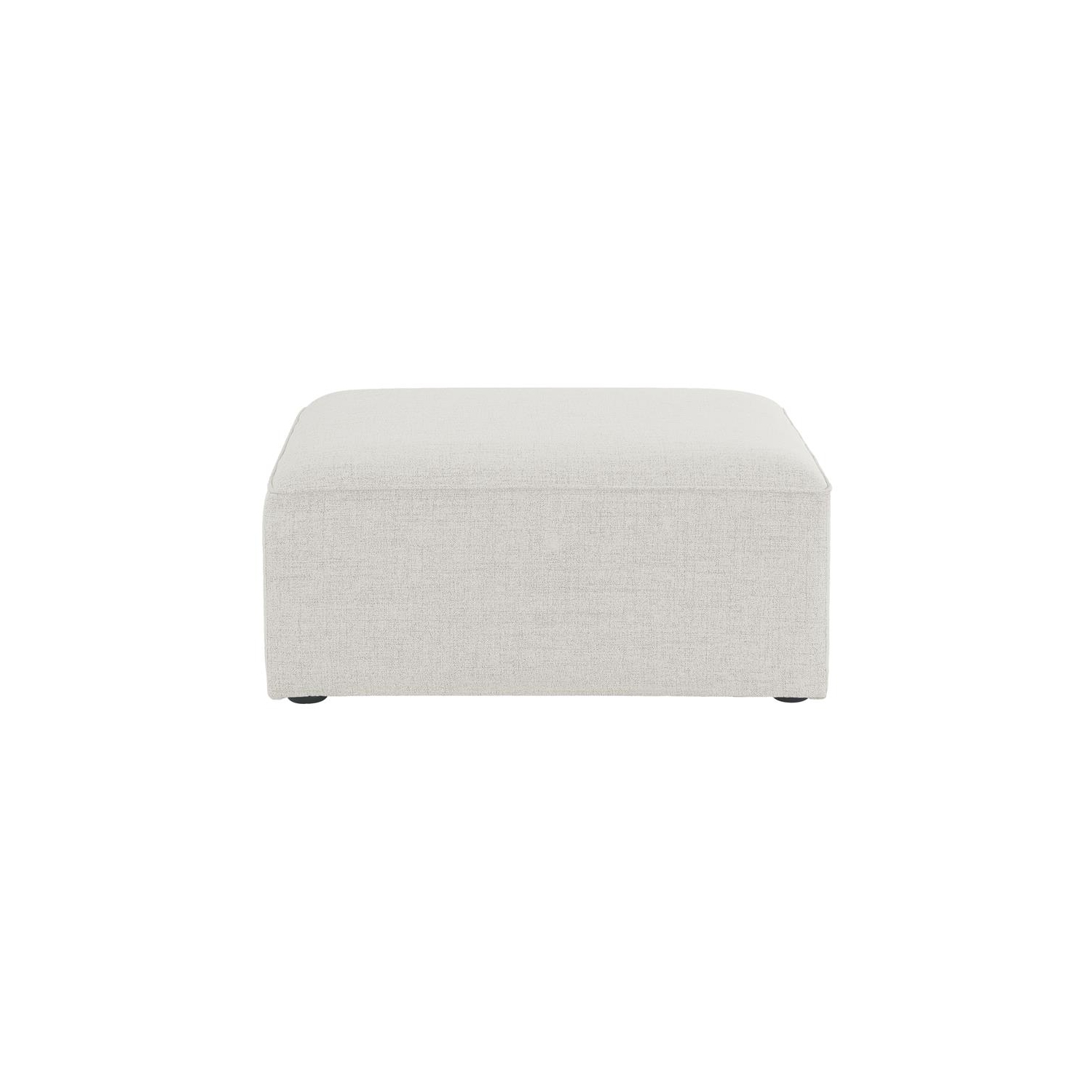 Meridian Furniture Cube Cream Durable Linen Modular Component