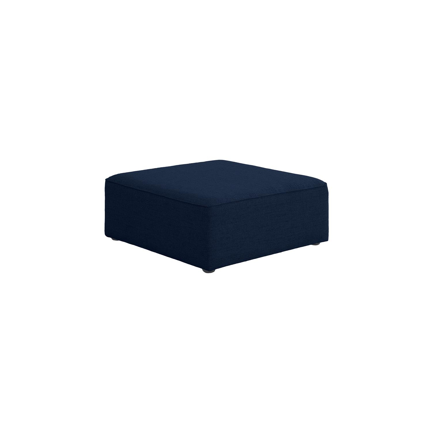 Meridian Furniture Cube Navy Durable Linen Modular Component