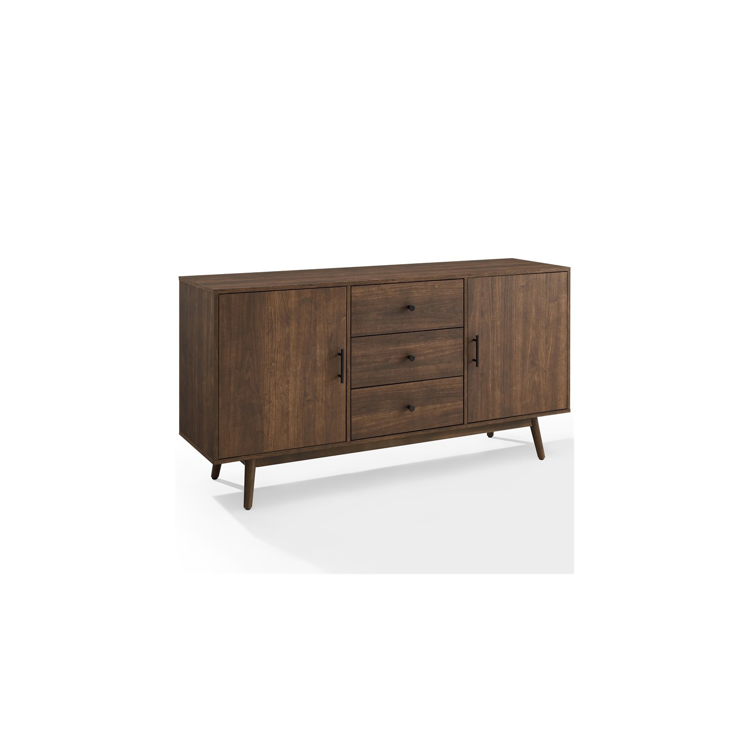 Crosley – buffet moderne en bois mi-siècle, brun
