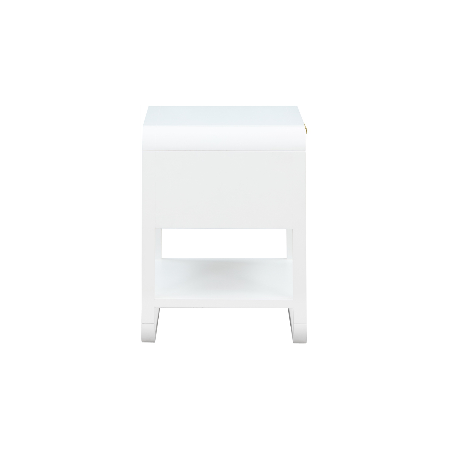Meridian Furniture Sage White Wood Veneer Night Stand