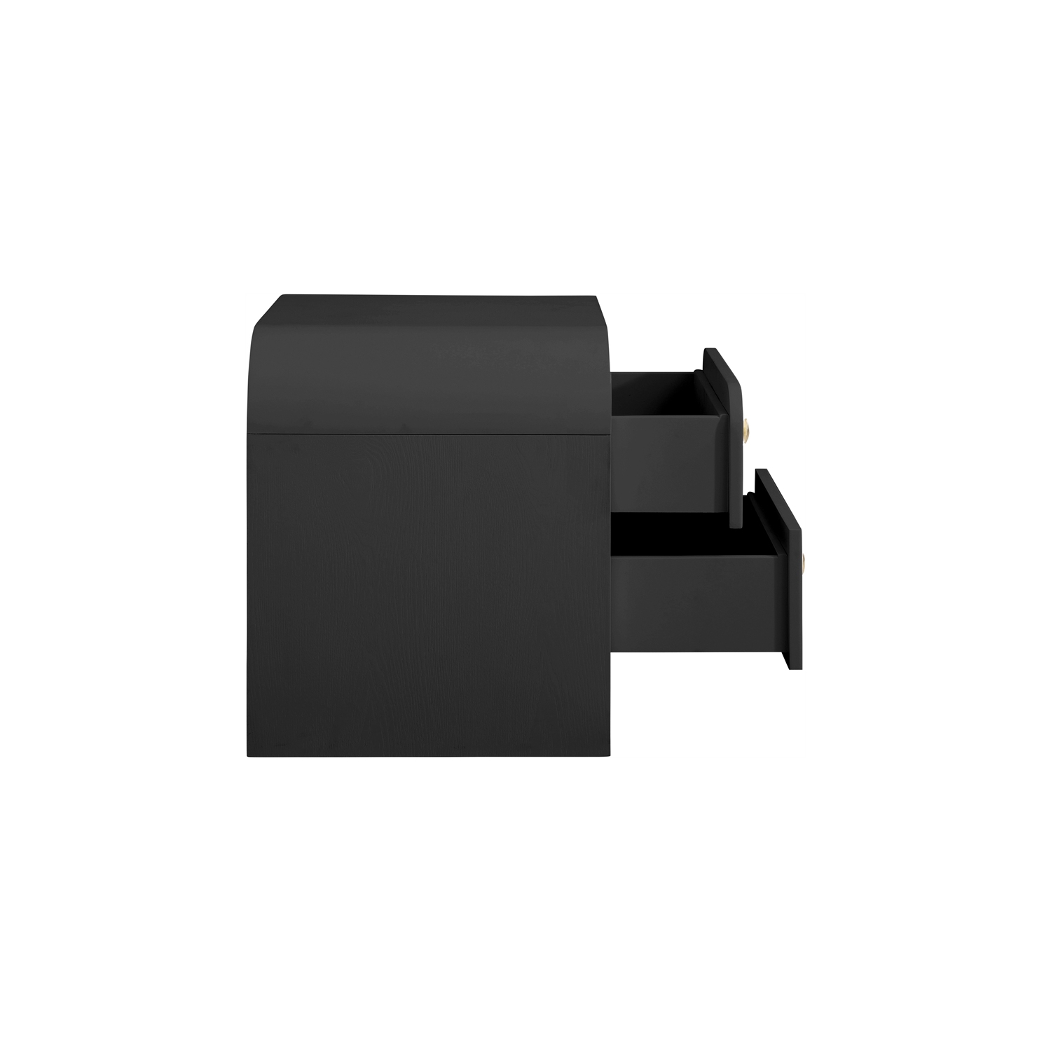 Table de chevet Artissito de Meridian Furniture, noir