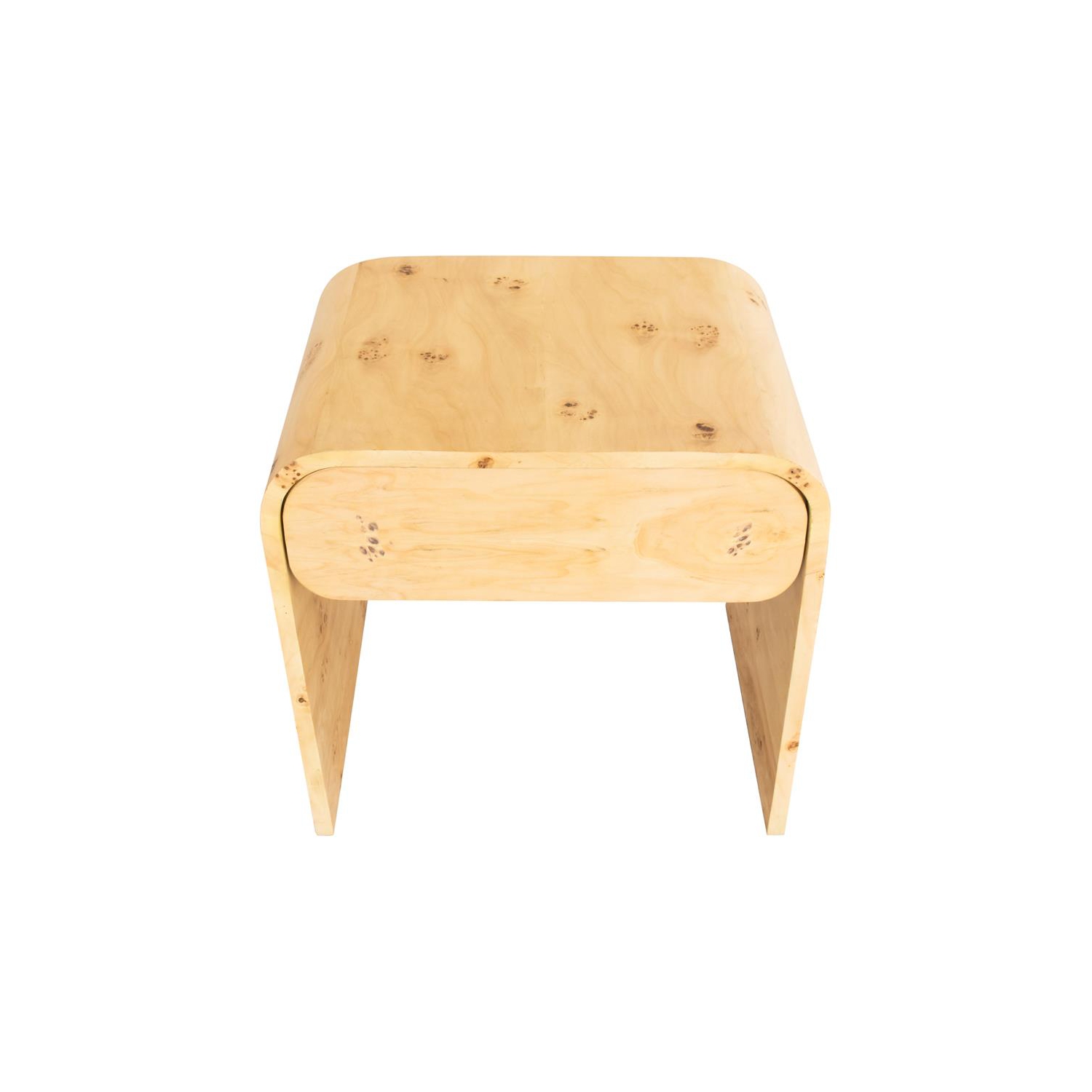 Cresthill Burl Wood Night Stand