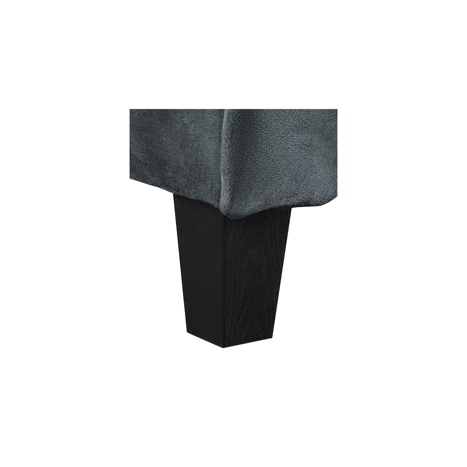 LifeStyle Solutions Harvard 2 Piece Loveseat and Accent Chair Set in Dark Gray