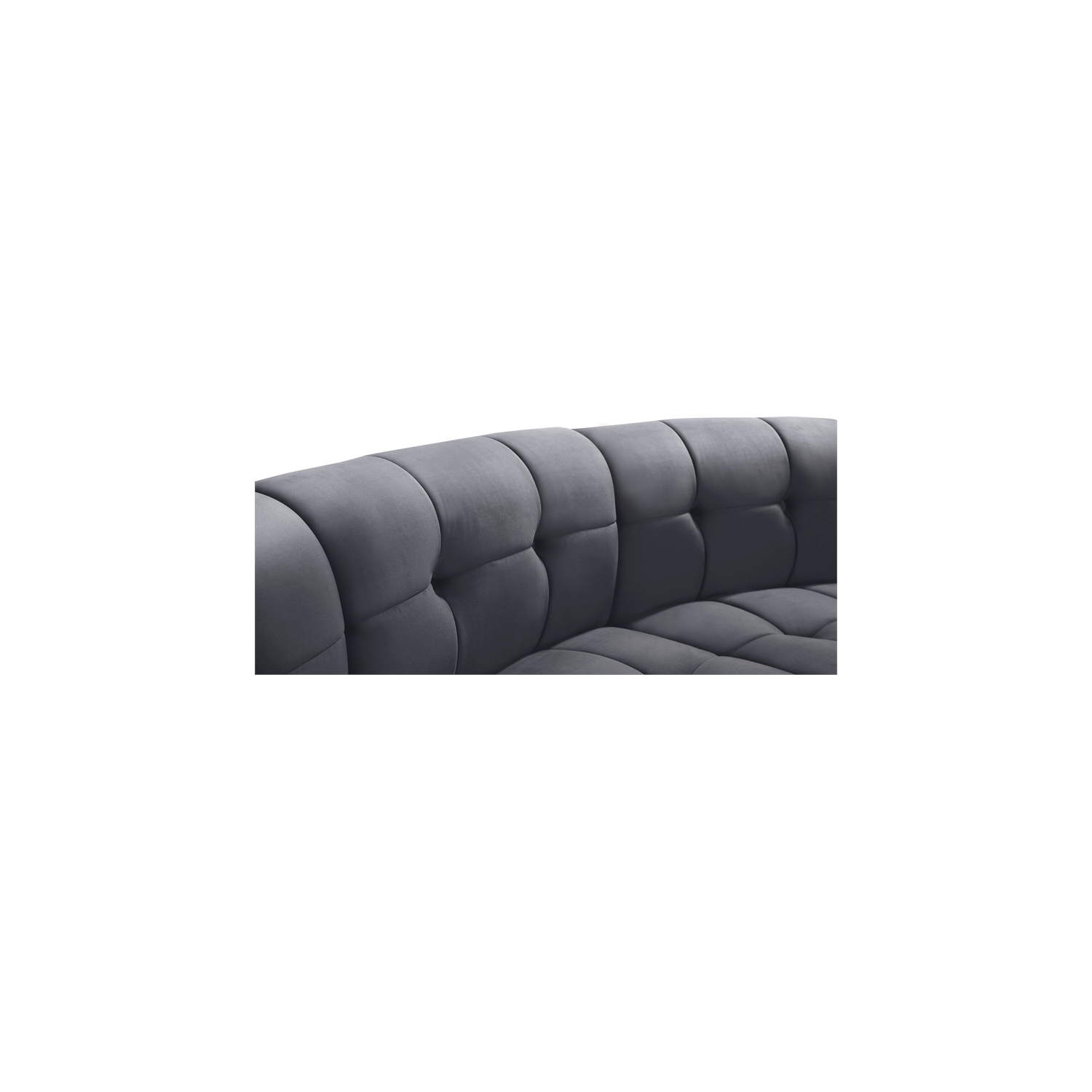 Meridian Furniture Limitless Gray Velvet Modular Sofa