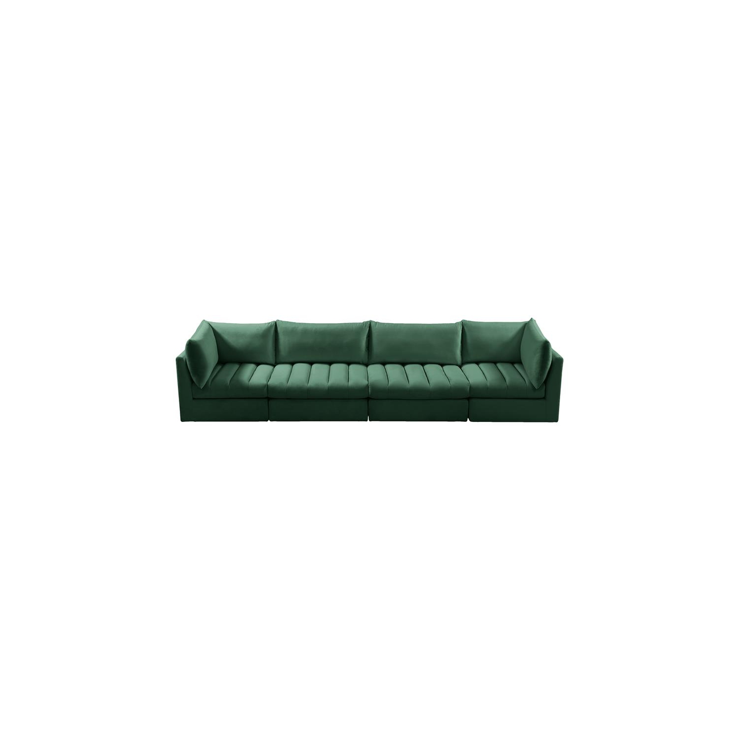 Meridian Furniture Jacob Green Velvet Modular Sofa