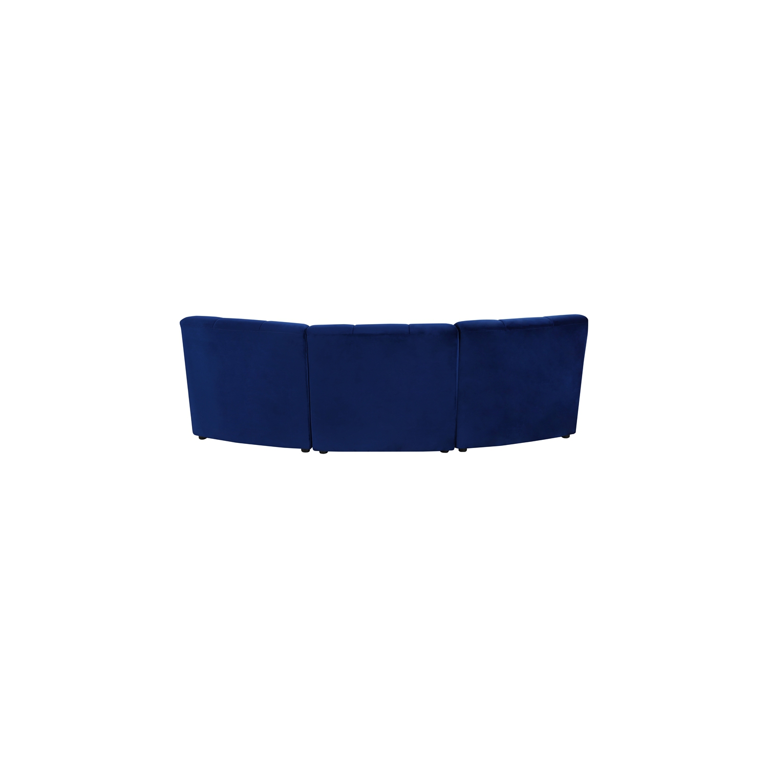 Meridian Furniture Limitless Navy Velvet Modular Sofa