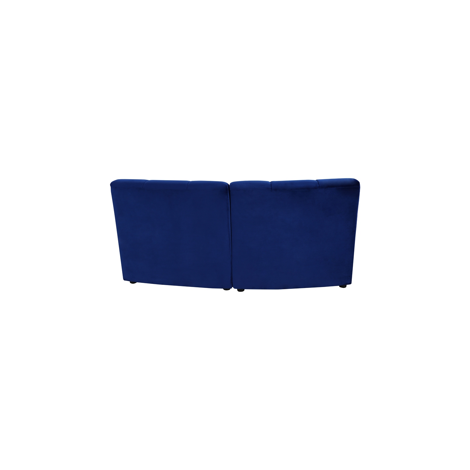 Meridian Furniture Limitless Navy Velvet Modular Loveseat