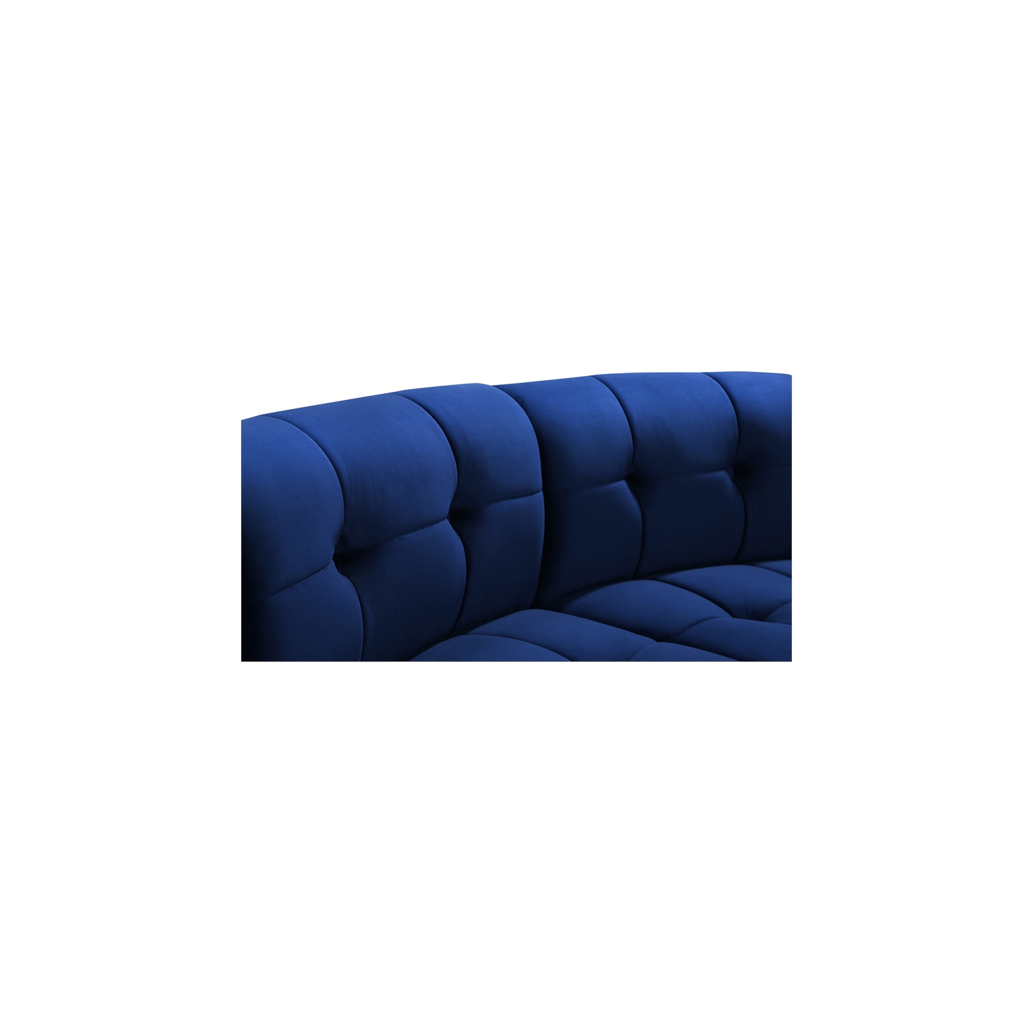 Meridian Furniture Limitless Navy Velvet Modular Loveseat