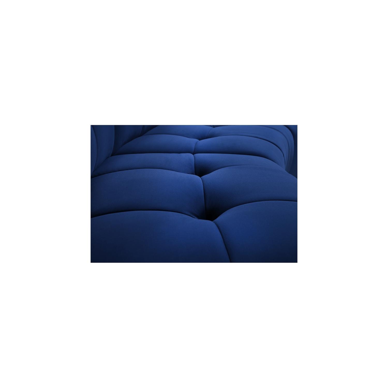 Meridian Furniture Limitless Navy Velvet Modular Loveseat