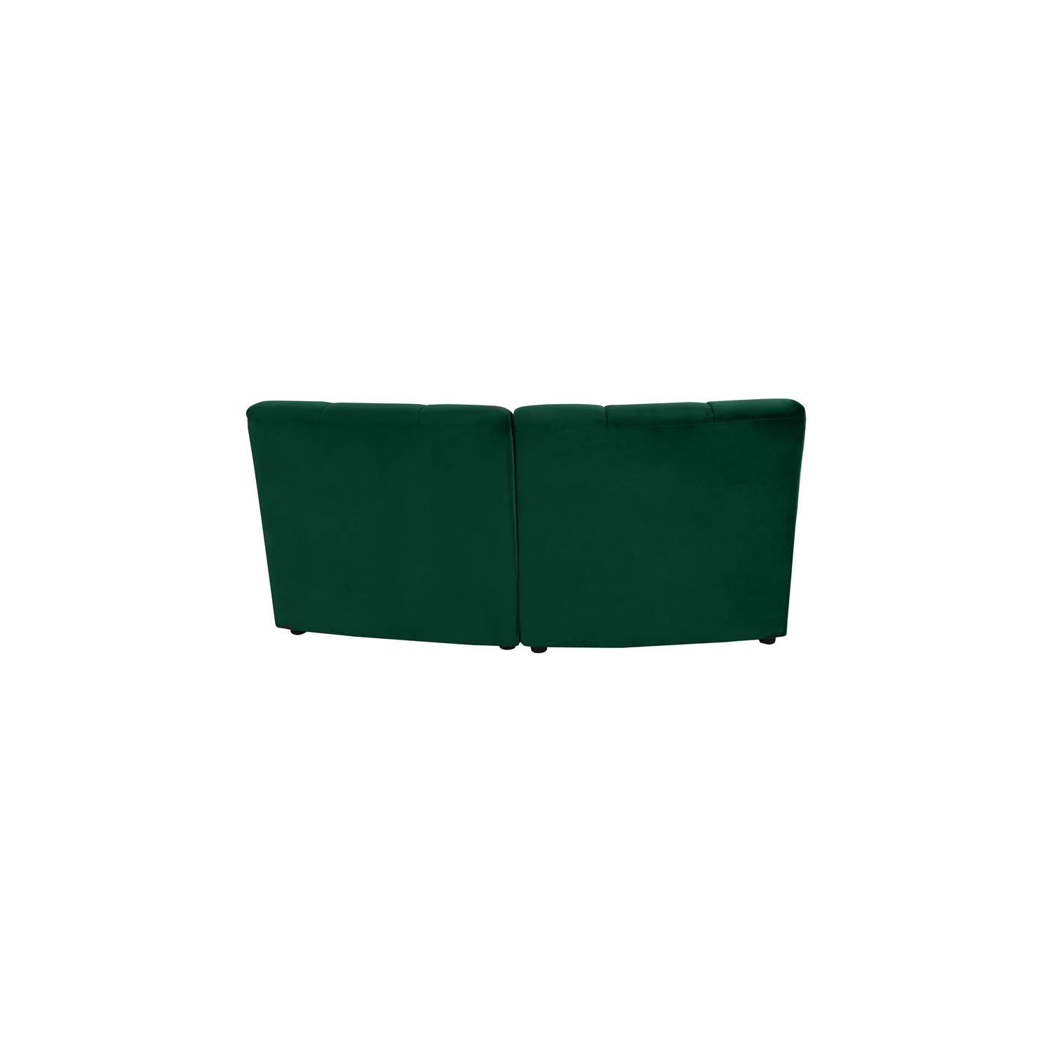 Meridian Furniture Limitless Green Velvet Modular Loveseat