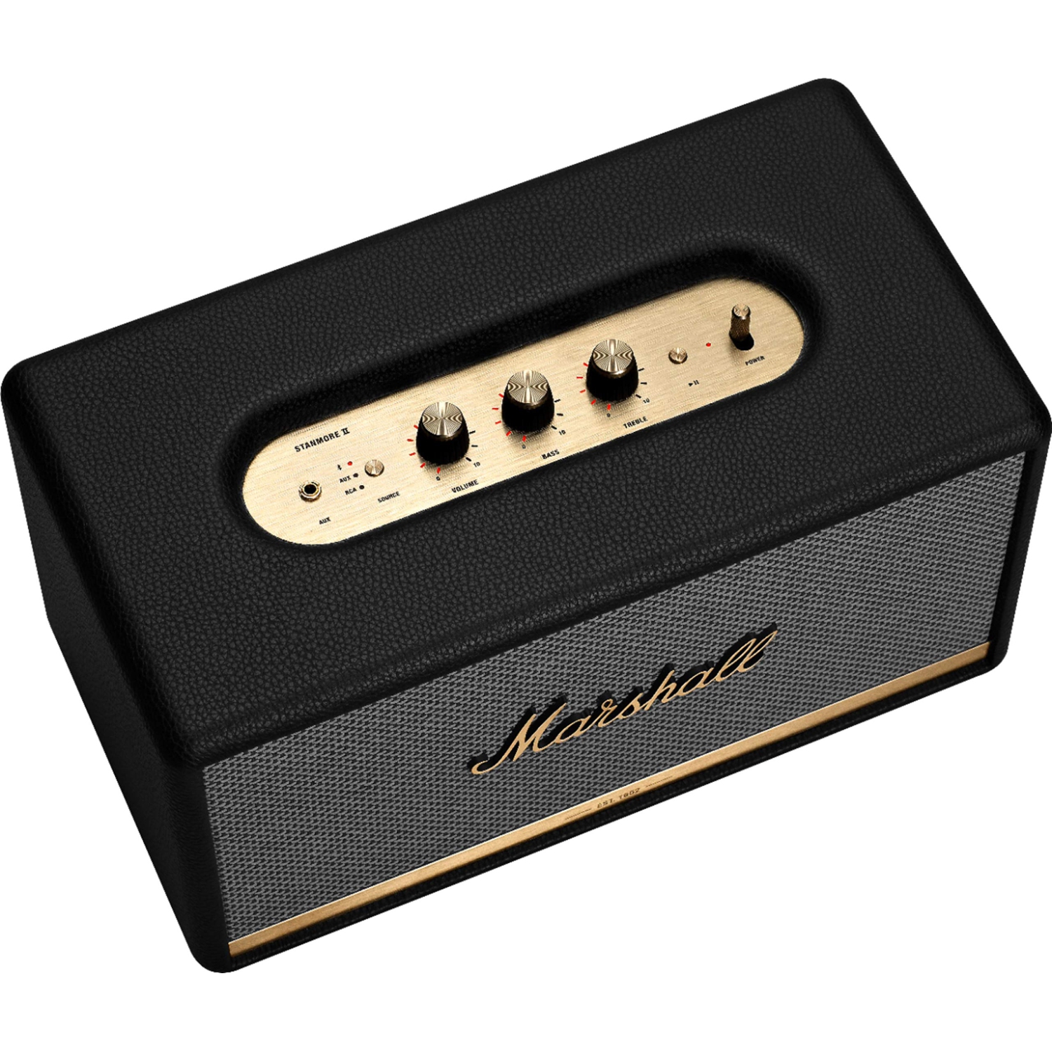 Remis à neuf - haut-parleur Bluetooth Stanmore II de Marshall (noir) - remis à neuf