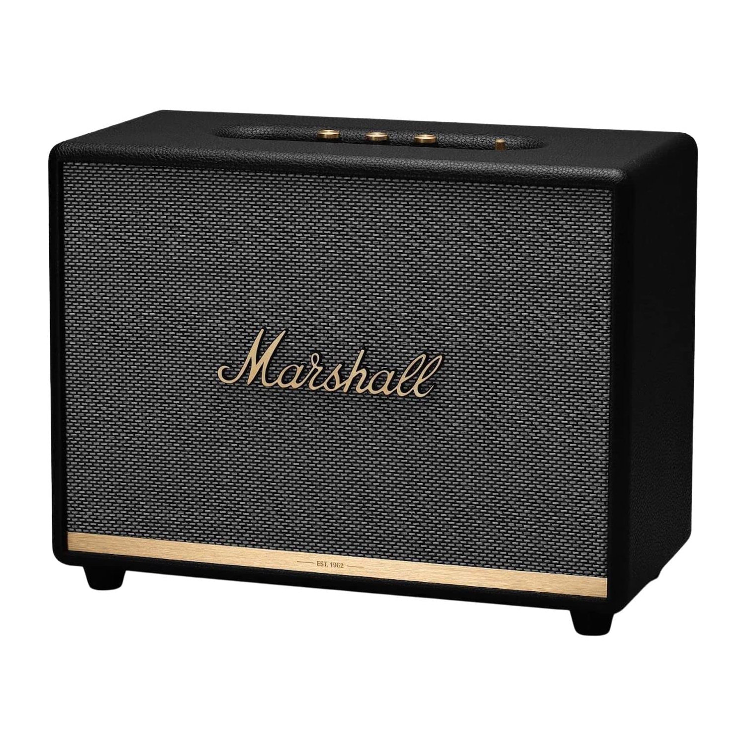 Remis à neuf - haut-parleur Bluetooth sans fil Woburn II de Marshall (noir) - remis à neuf