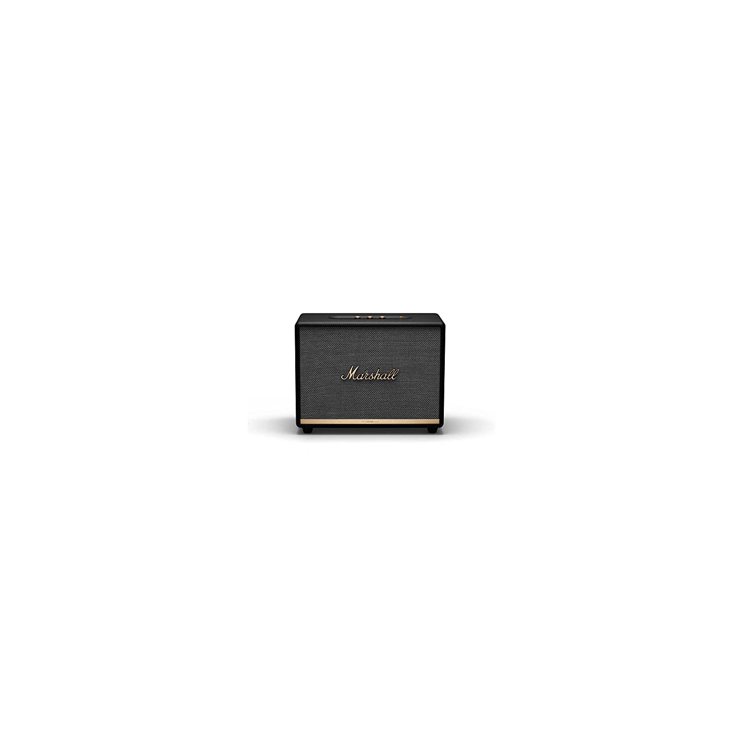 Remis à neuf - haut-parleur Bluetooth sans fil Woburn II de Marshall (noir) - remis à neuf