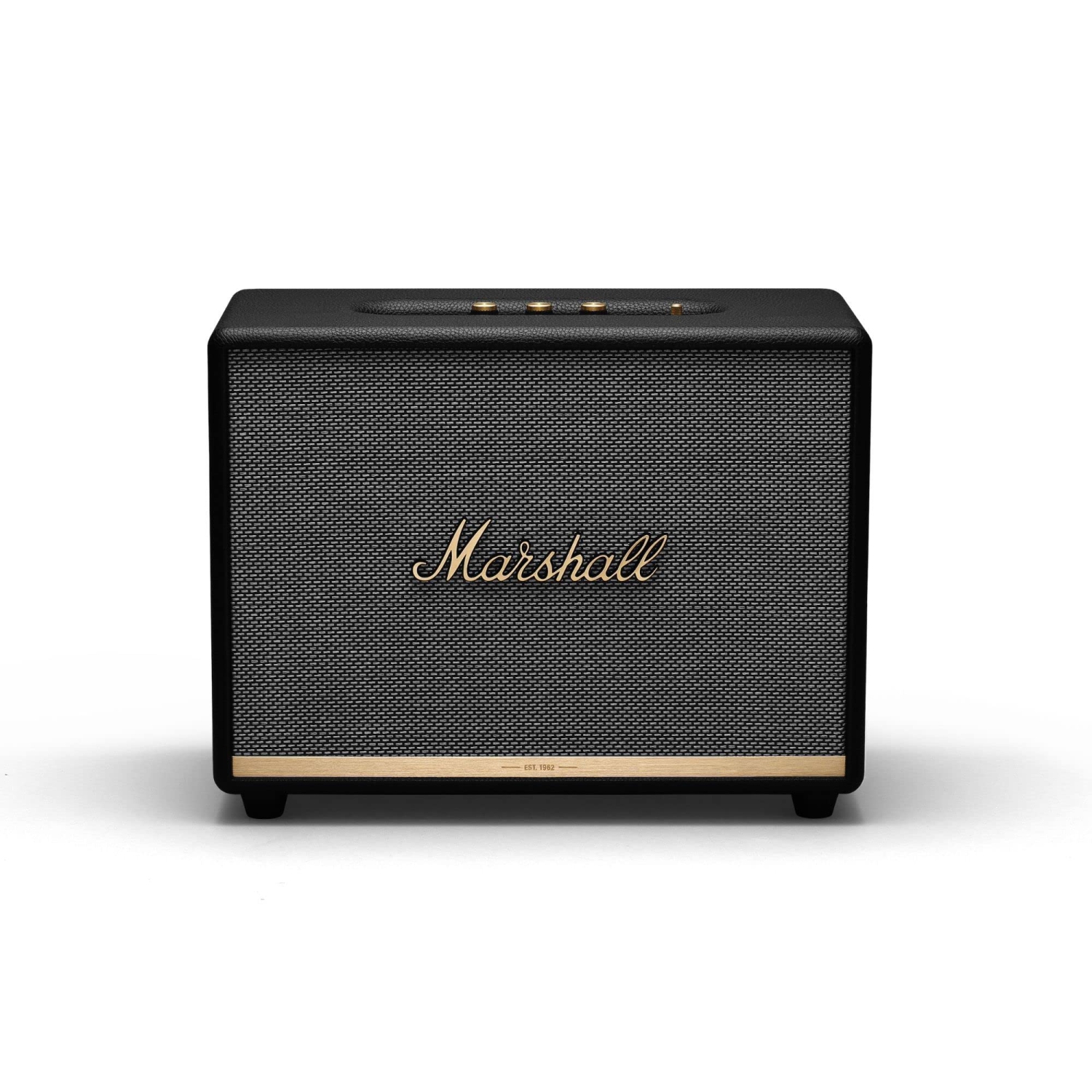 Remis à neuf - haut-parleur Bluetooth sans fil Woburn II de Marshall (noir) - remis à neuf