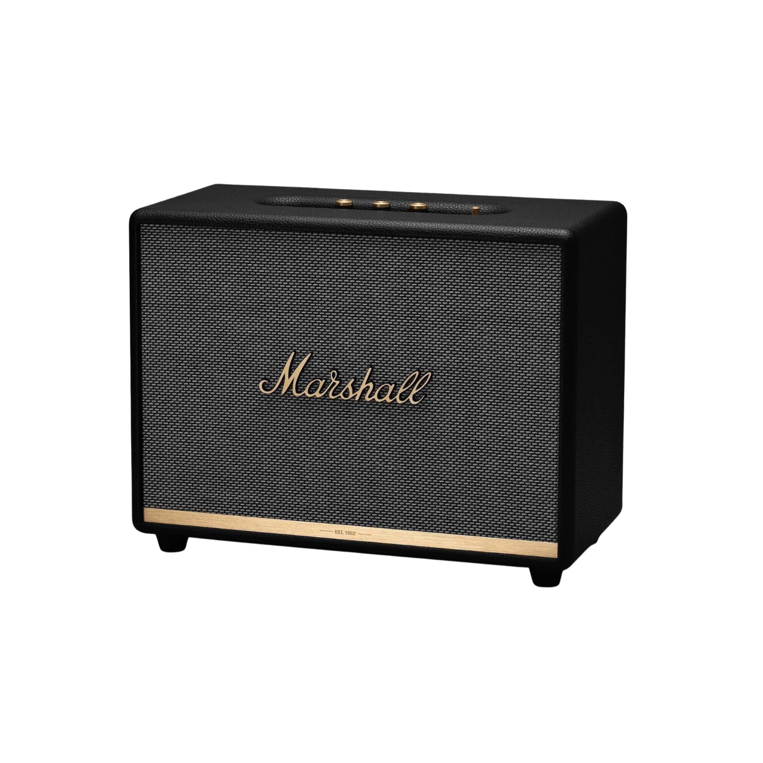 Remis à neuf - haut-parleur Bluetooth sans fil Woburn II de Marshall (noir) - remis à neuf