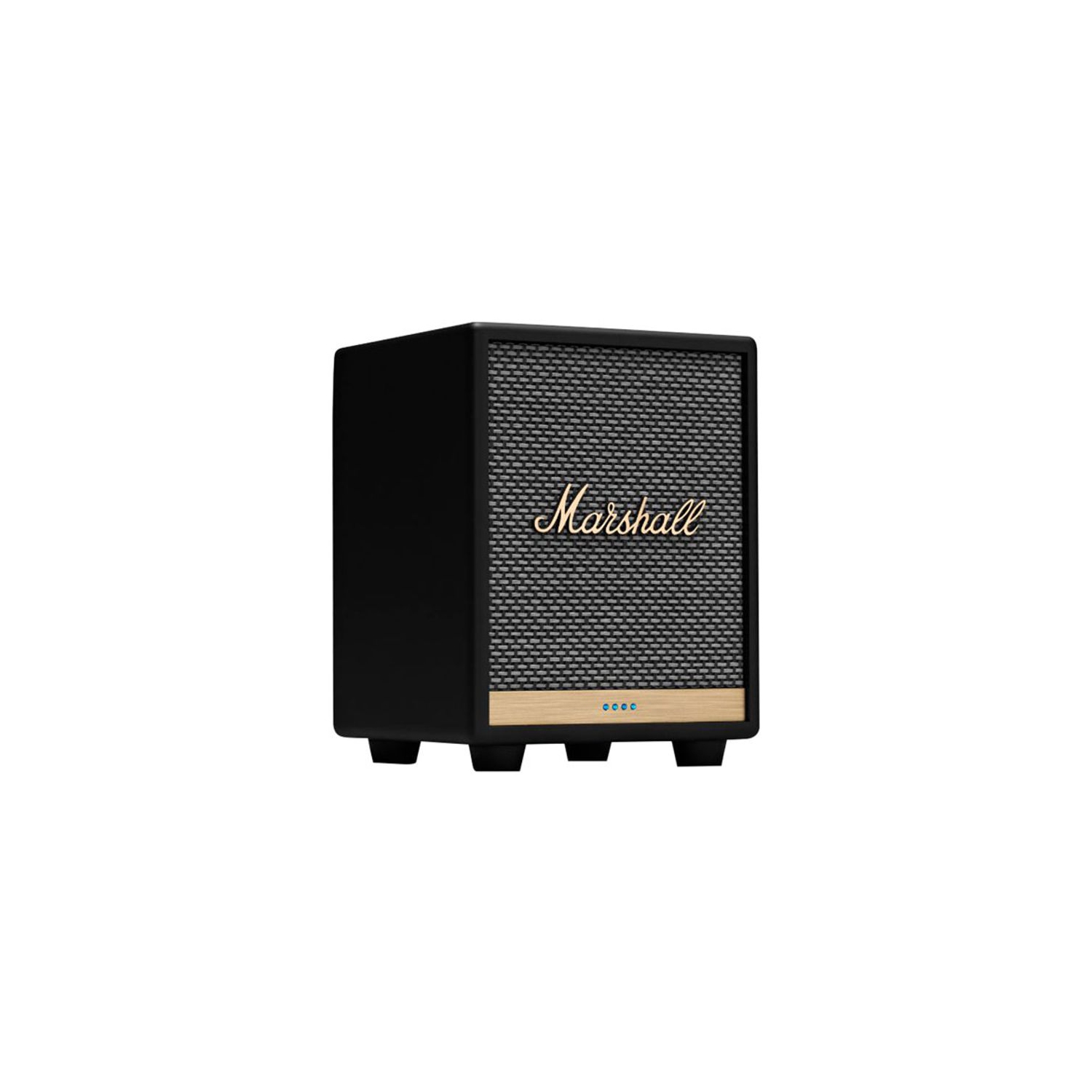 Remis à neuf - haut-parleur vocal Bluetooth Uxbridge Home de Marshall avec Alexa d'Amazon intégrée, noir