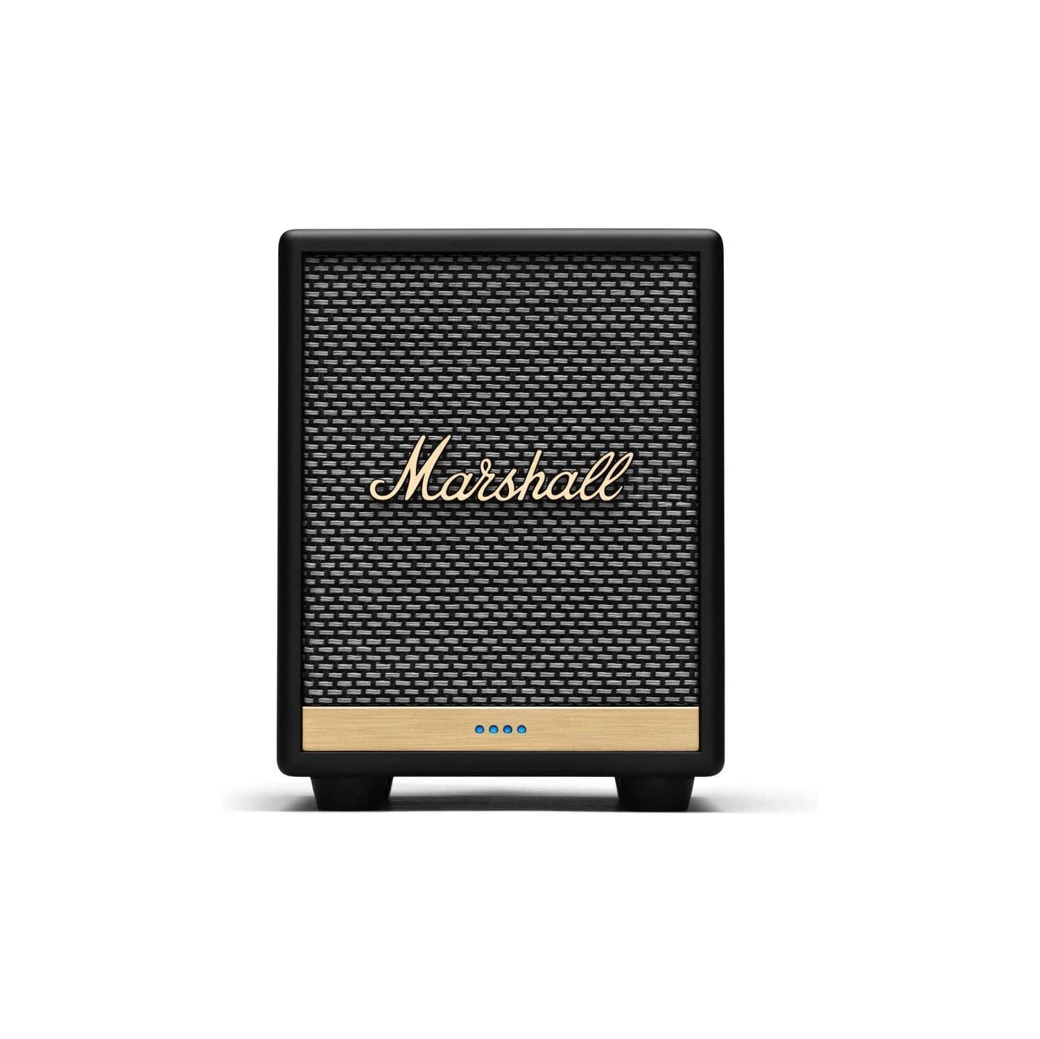 Remis à neuf - haut-parleur vocal Bluetooth Uxbridge Home de Marshall avec Alexa d'Amazon intégrée, noir