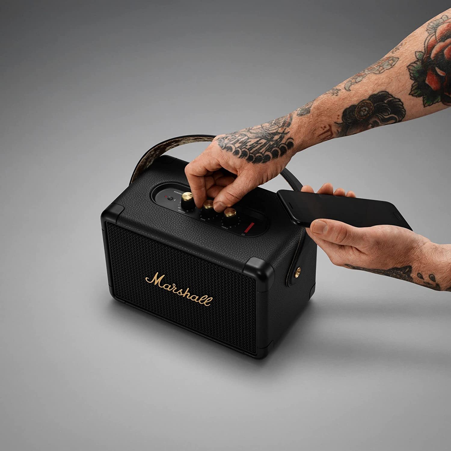 Marshall Kilburn II Portable Bluetooth Speaker (Black & Brass