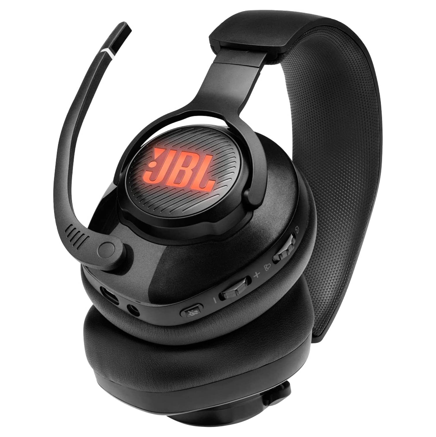 Refurbished - JBL Quantum 400 USB Wired Over-Ear Gaming Headset (Black)