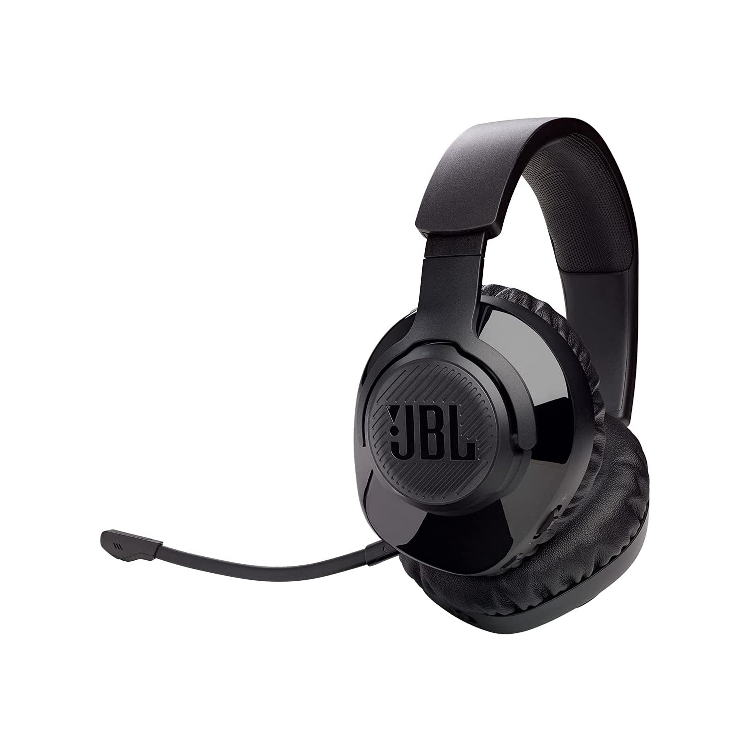 Remis à neuf - Casque de jeu sans fil pour PC Quantum 350 de JBL avec micro à perche amovible - Noir