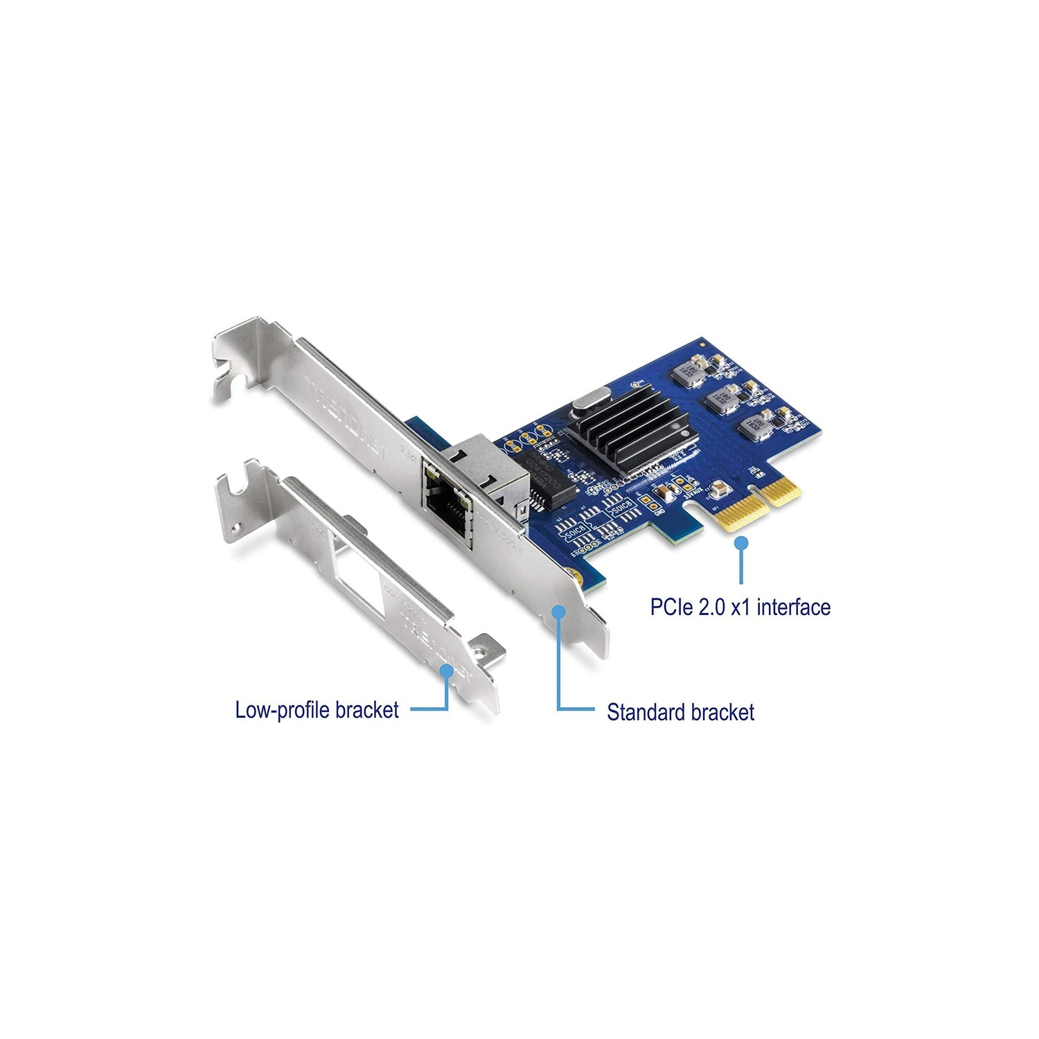 TRENDnet 2.5GBASE-T PCIe Wired Network Adapter Card -