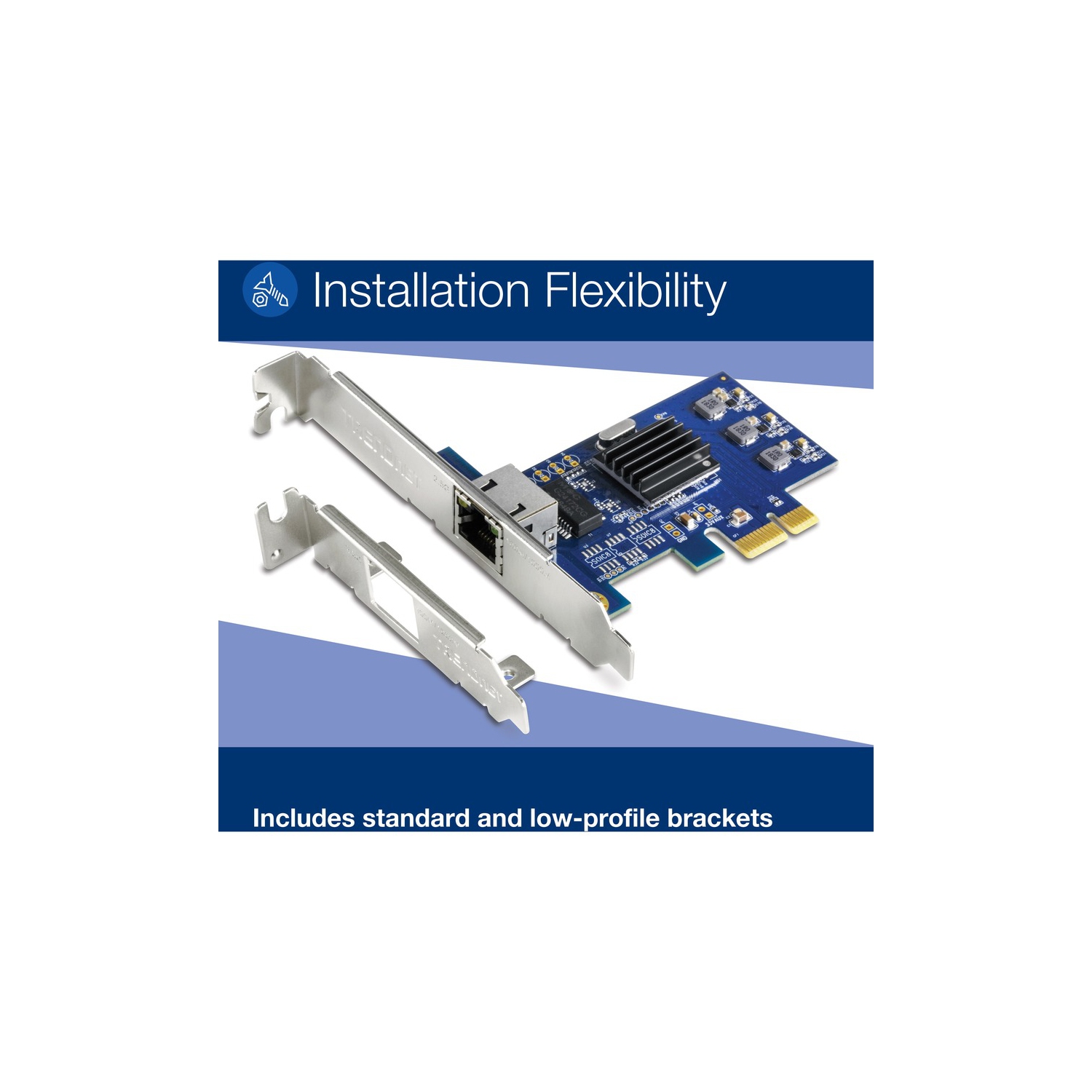 TRENDnet 2.5GBASE-T PCIe Wired Network Adapter Card -