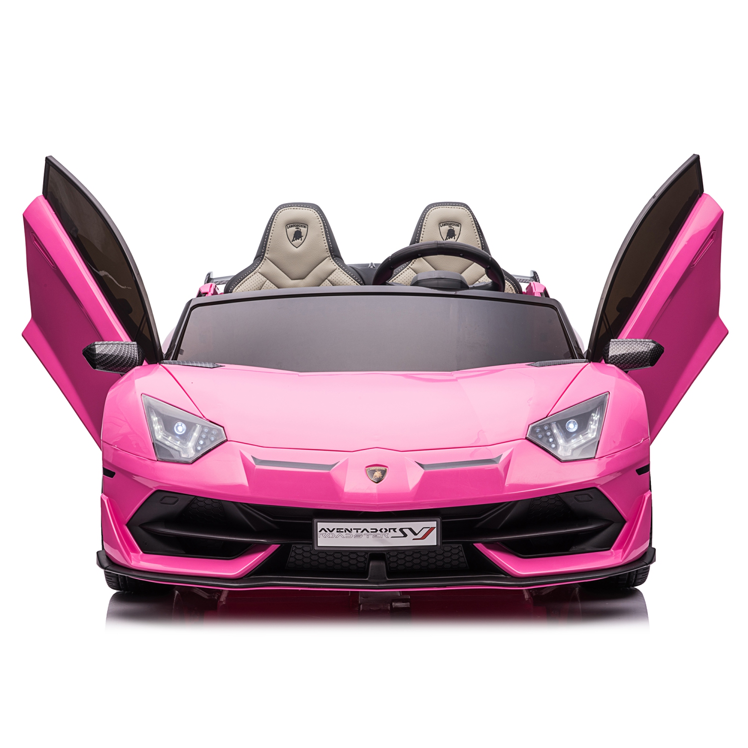 2 Seater Licensed 24V Lamborghini Aventador SVJ Drifter Electric Kids' Ride-On Car with DRIFT FUNCTION - Pink