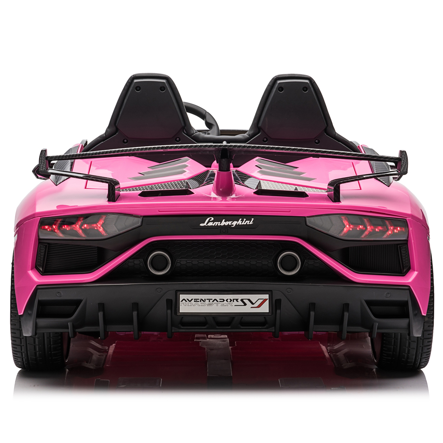 2 Seater Licensed 24V Lamborghini Aventador SVJ Drifter Electric Kids' Ride-On Car with DRIFT FUNCTION - Pink
