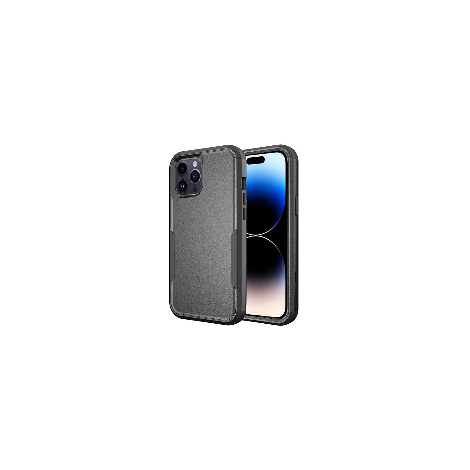 Supershield Apple iPhone 14 Plus Case Drop Resistant Adventure Tradies Hybrid Armor Heavy Duty Rugged Shockproof Tough Cover – Black