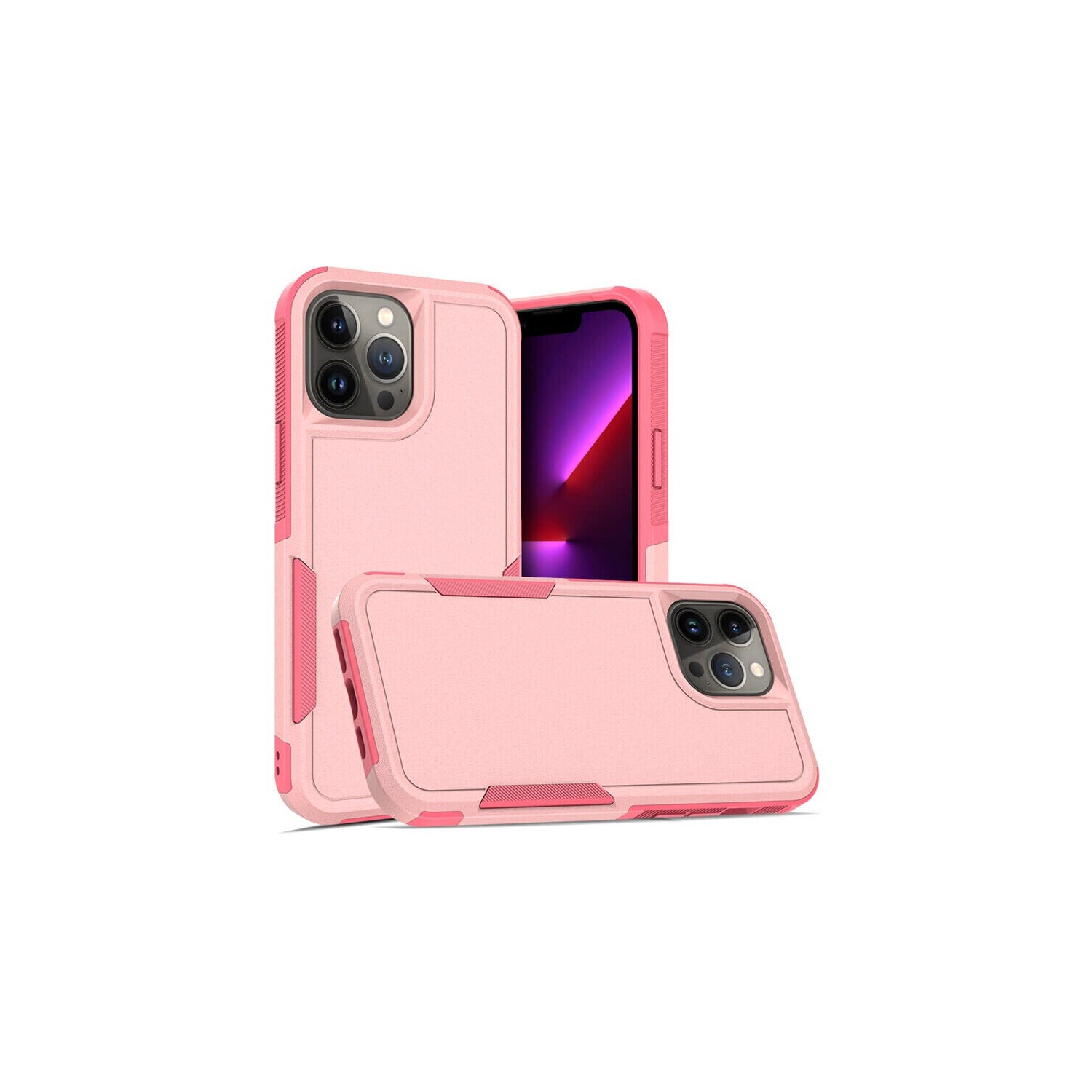 Supershield Commuter Fitted Hard Shell Case for iPhone 14 Pro - Pink