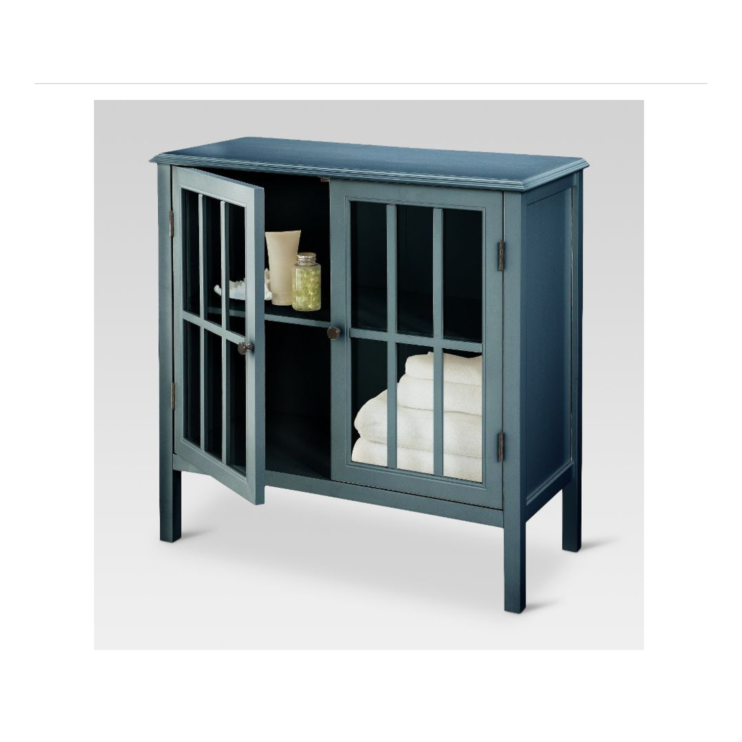 Windham 2 Door Accent Cabinet - Overcast