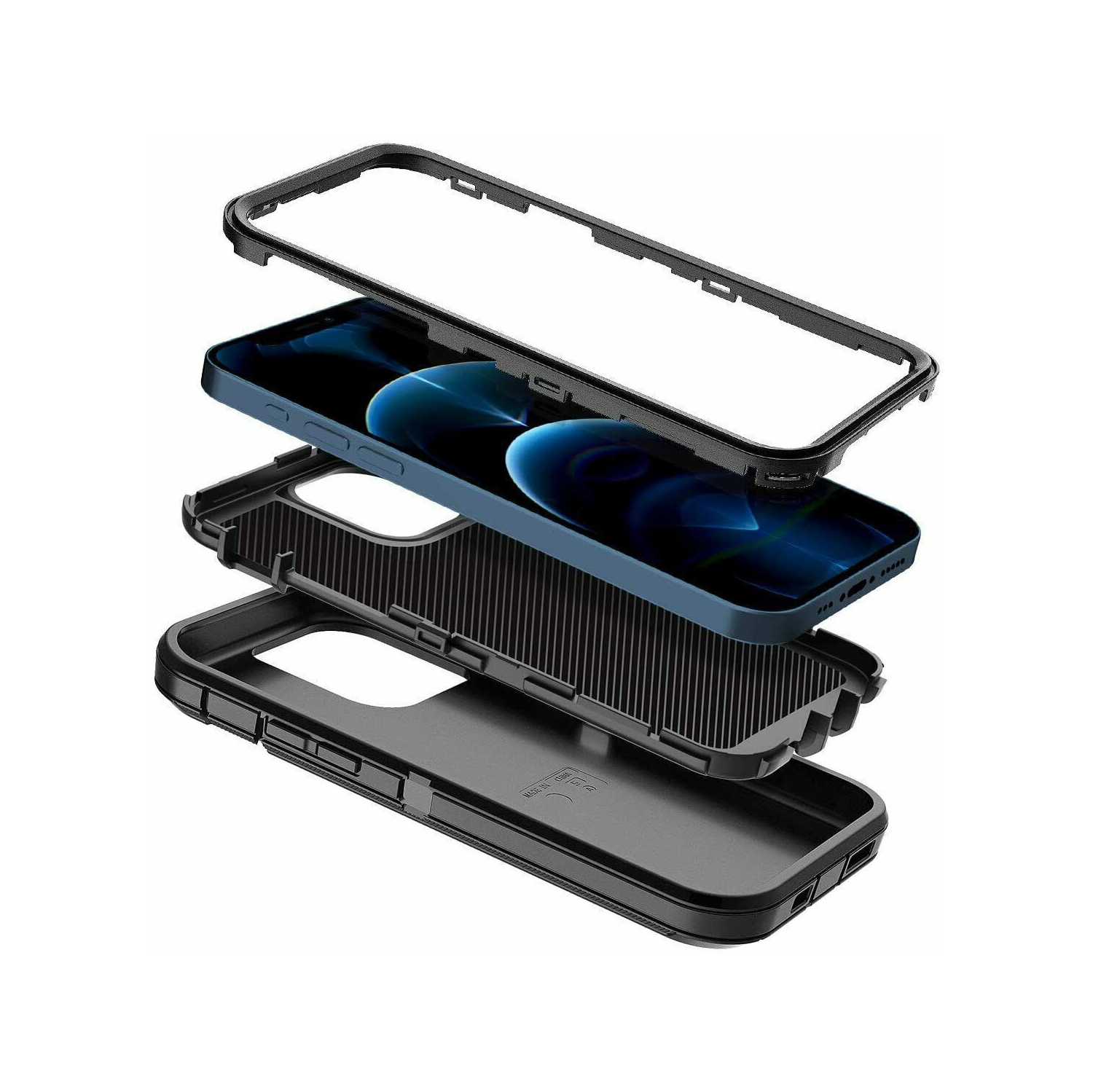 SuperShield Defender Fitted Hard Shell Case Unleash Ultimate Protection for iPhone 14 Pro - Black