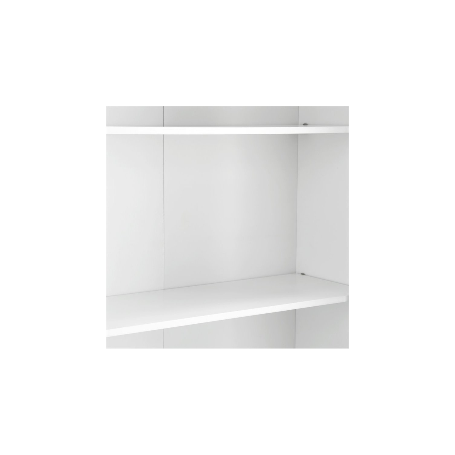 Pemberly Row Transitional Wooden Bathroom Spacesaver in White