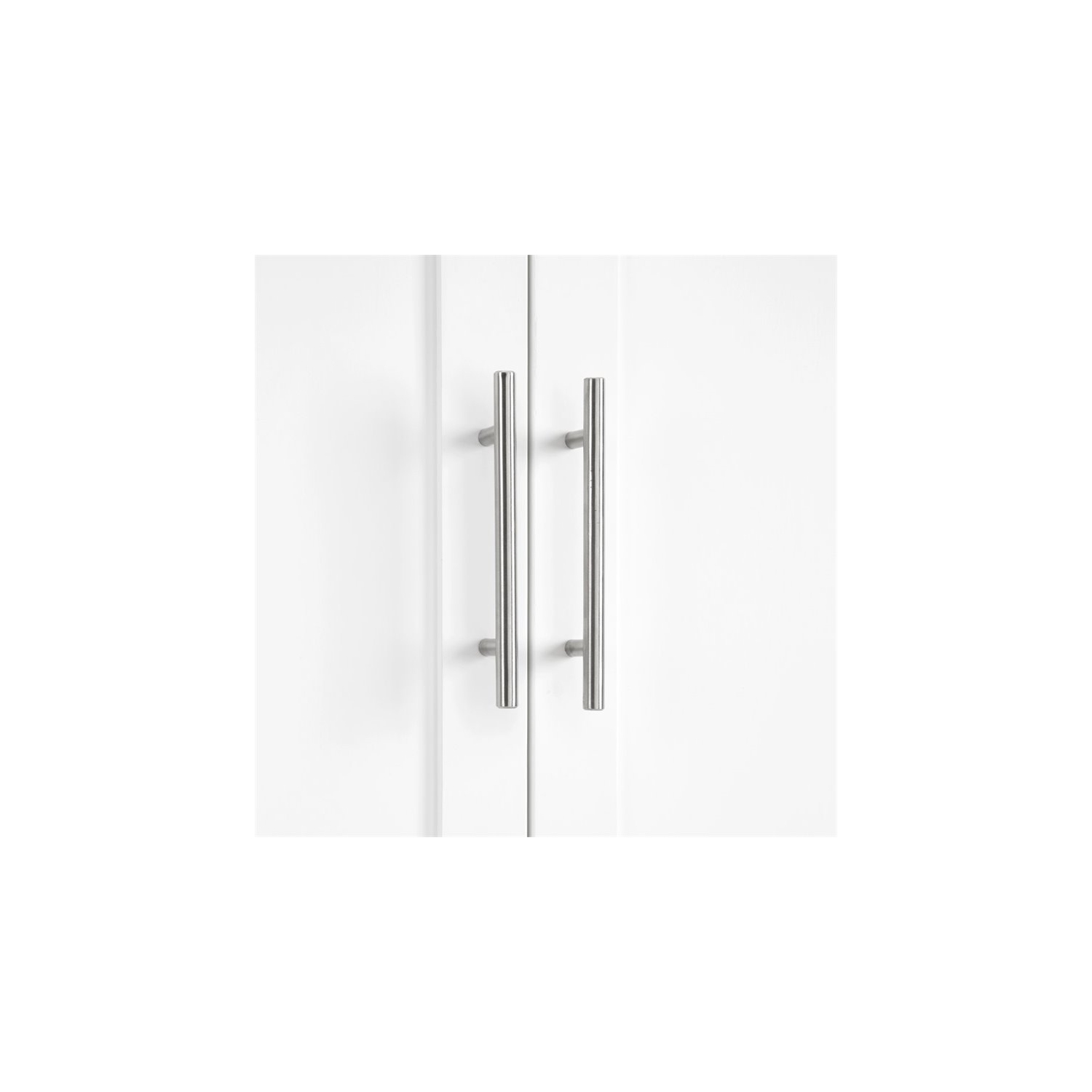 Pemberly Row Transitional Wooden Bathroom Spacesaver in White