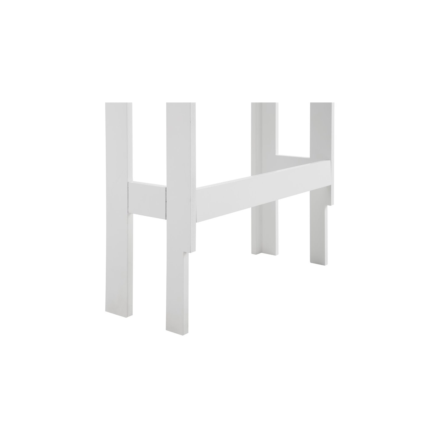 Pemberly Row Transitional Wooden Bathroom Spacesaver in White