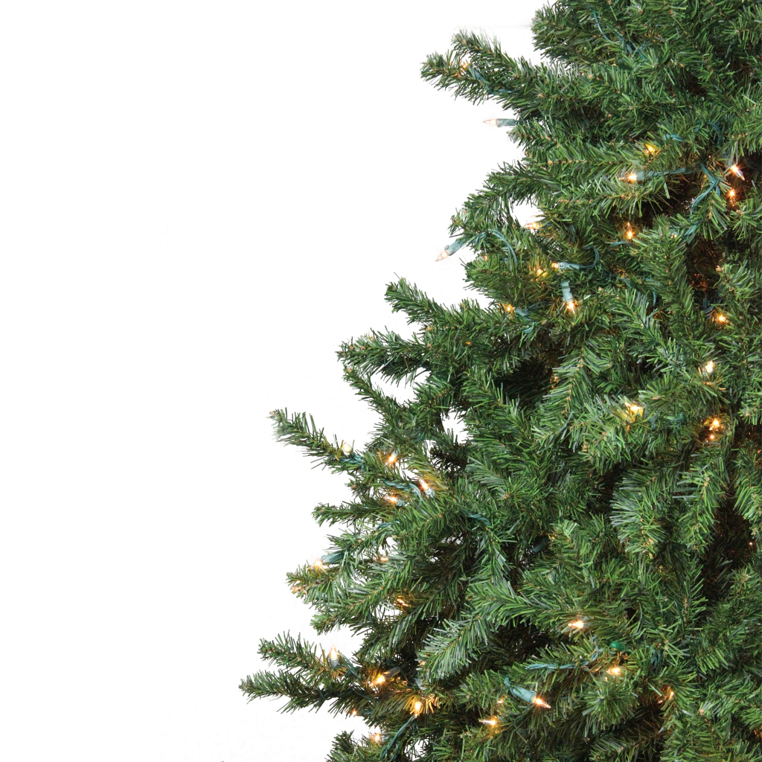 15' Pre-Lit Canadian Pine Commercial Artificial Christmas Tree - Warm White Lights