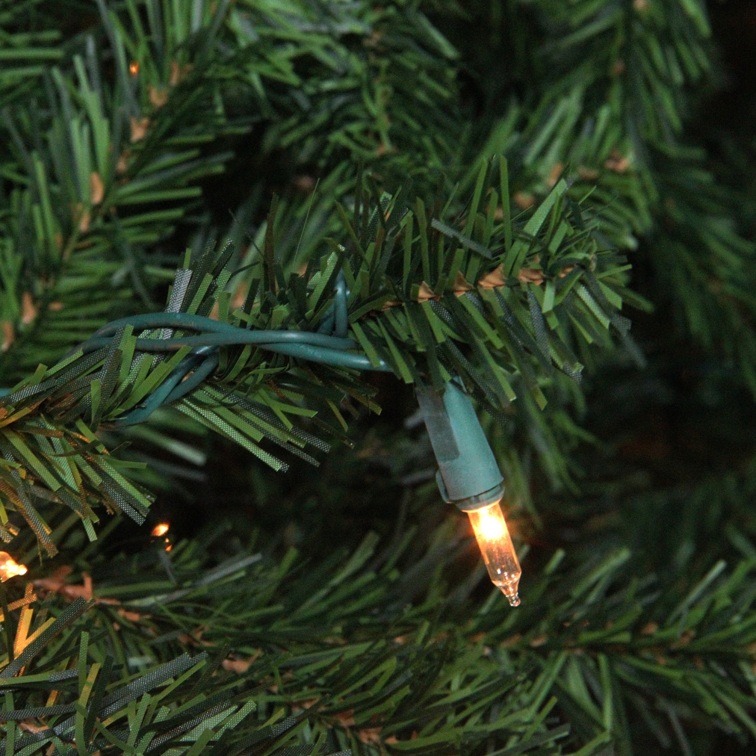 15' Pre-Lit Canadian Pine Commercial Artificial Christmas Tree - Warm White Lights