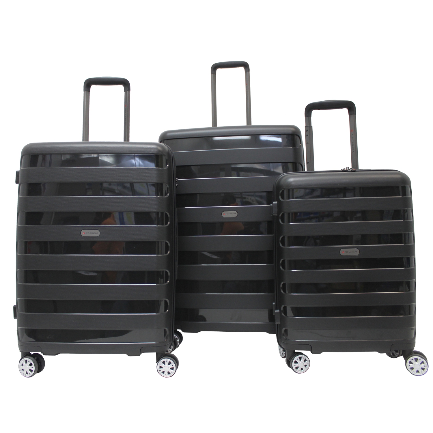 La VALISE RIGIDE D'AIR CANADA, 3 pièces, luge