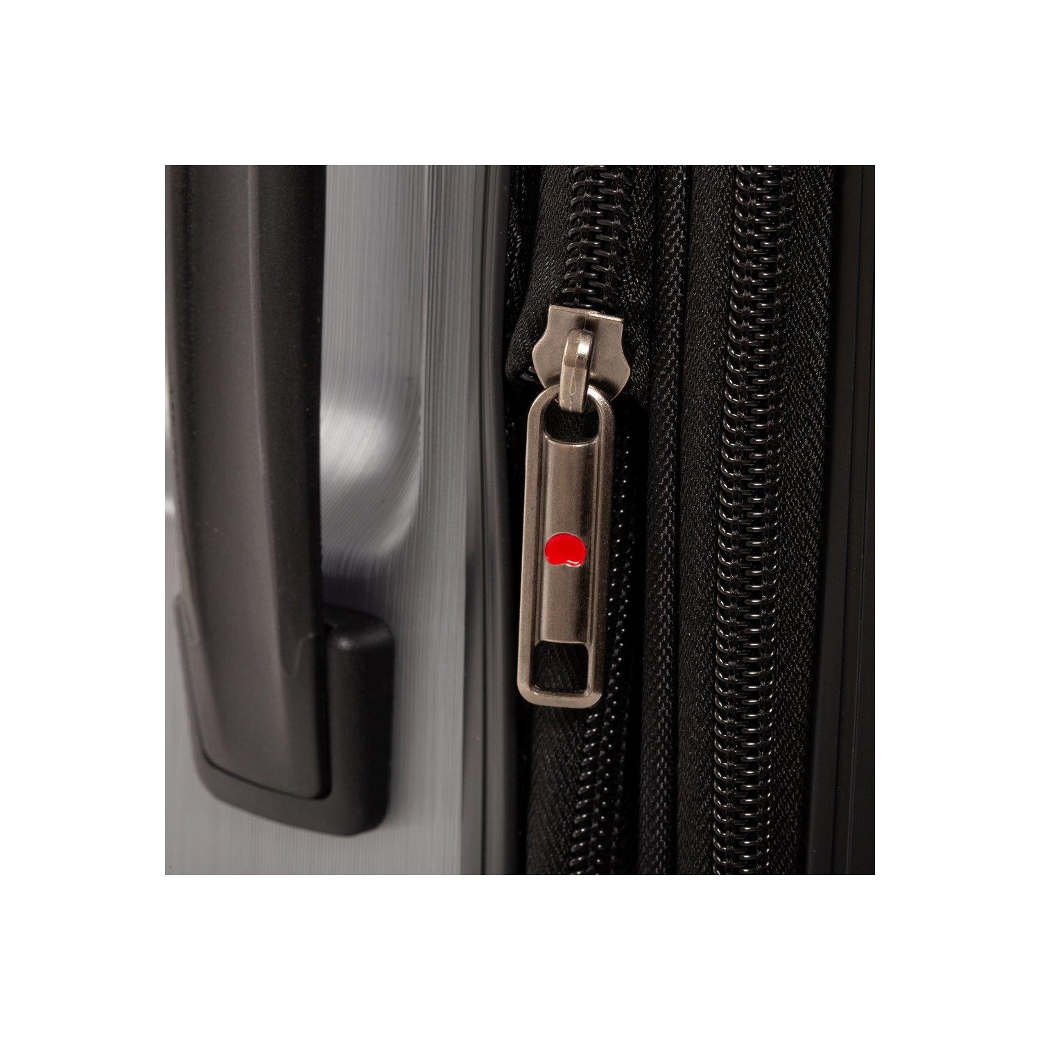 Ensemble de 3 valises rigides à roulettes pivotantes Chrometec de Delsey - Bleu