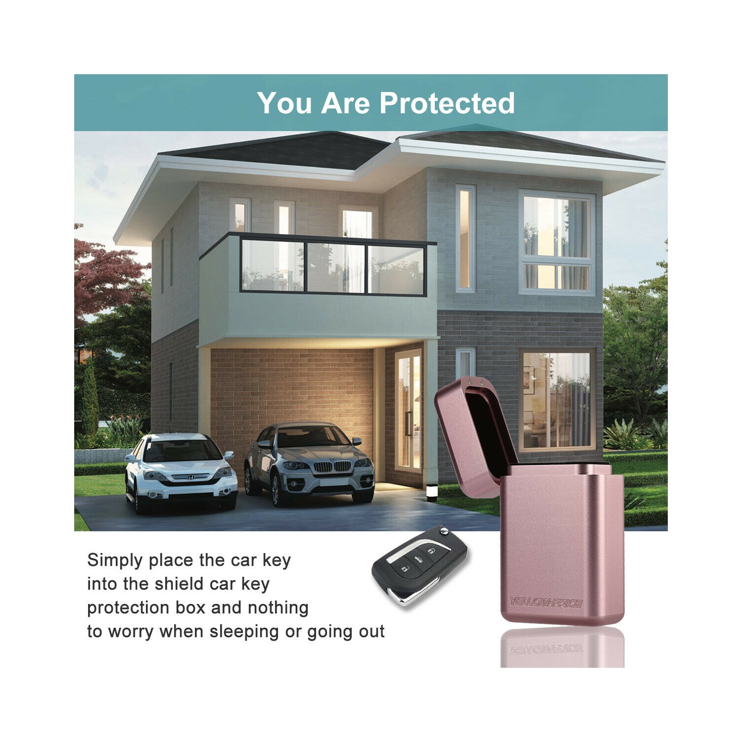 Compact Car Key RFID Blocker Case–Reliable Protection Against RFID Signal Theft