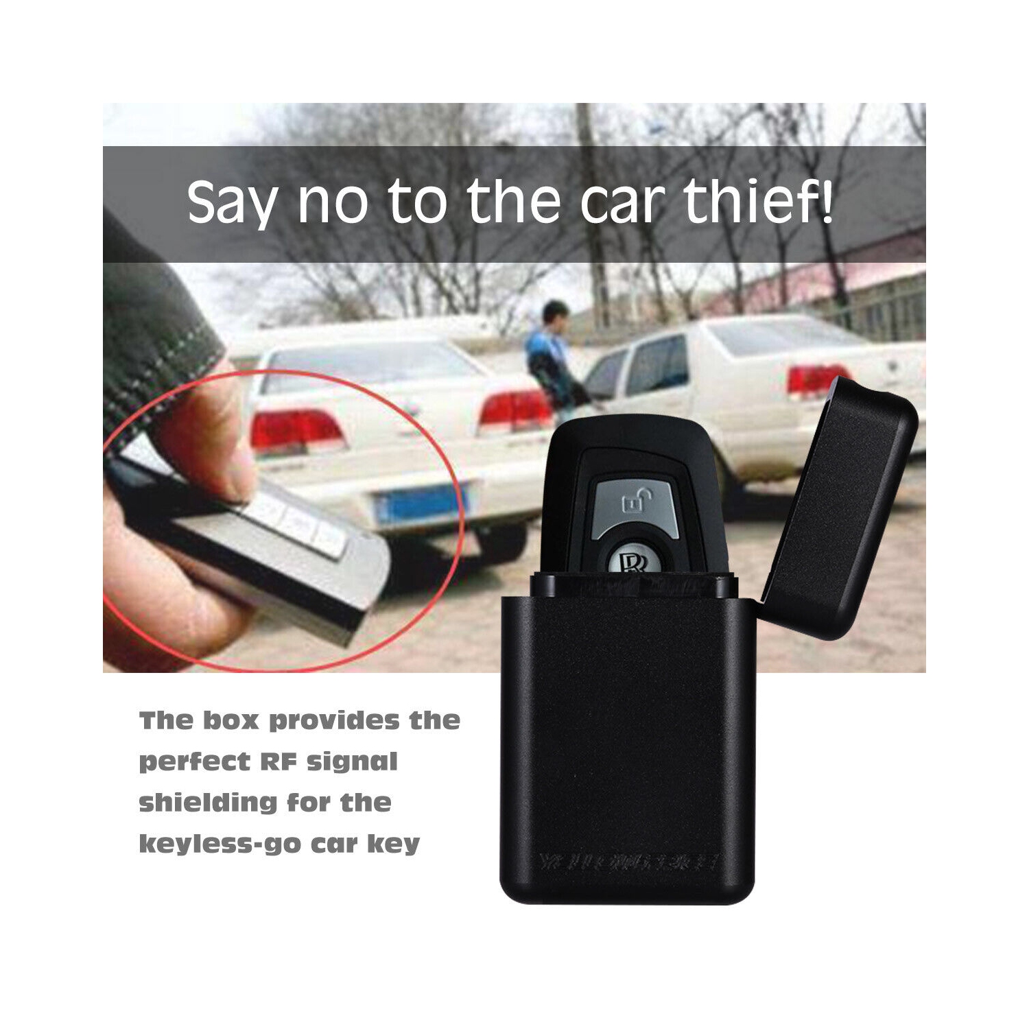 Étui de blocage RFID compact pour clé de voiture – une protection fiable  contre le vol de signal RFID