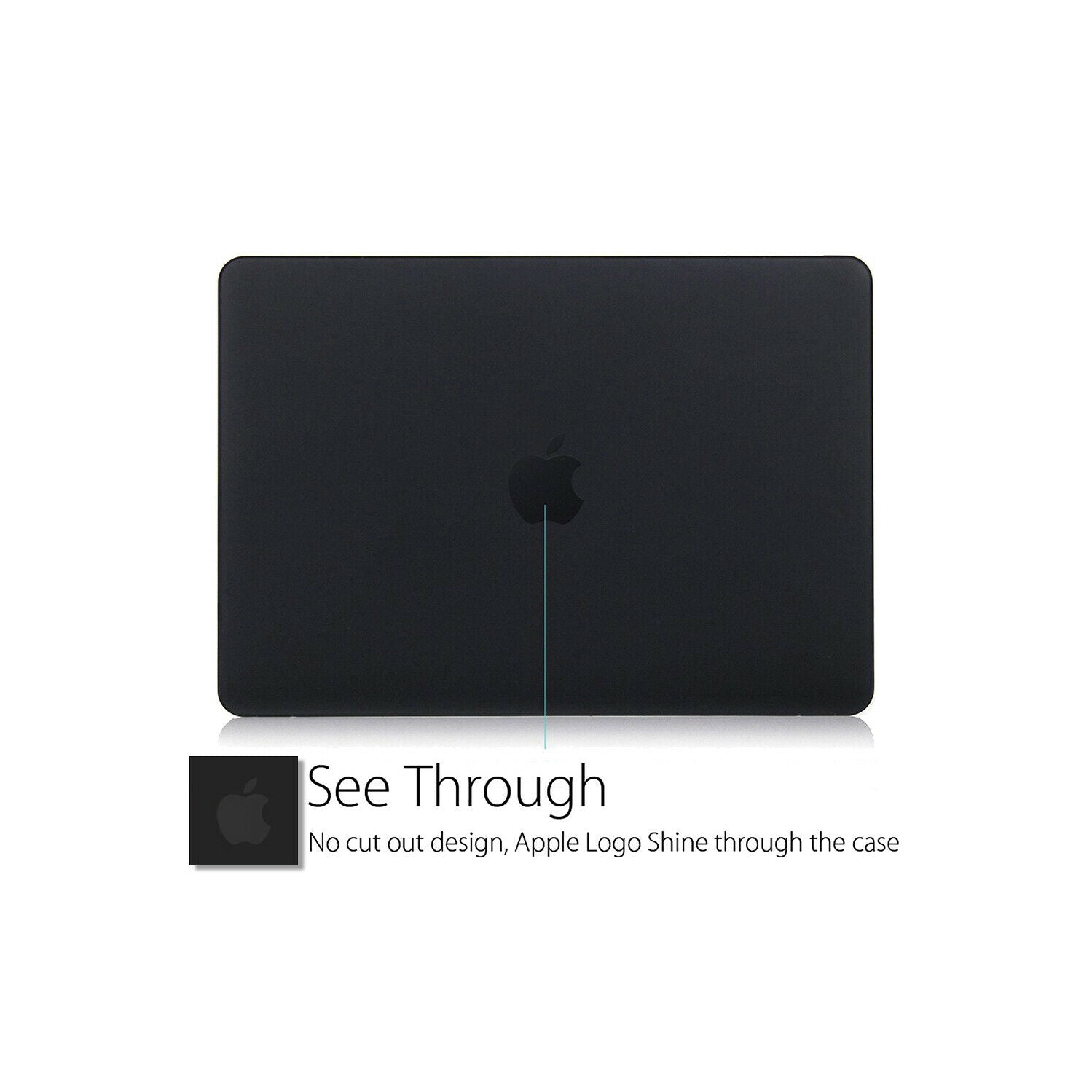 Smooth Matte Black Hard Case for Older Version MacBook Pro 15" A1398 with Retina