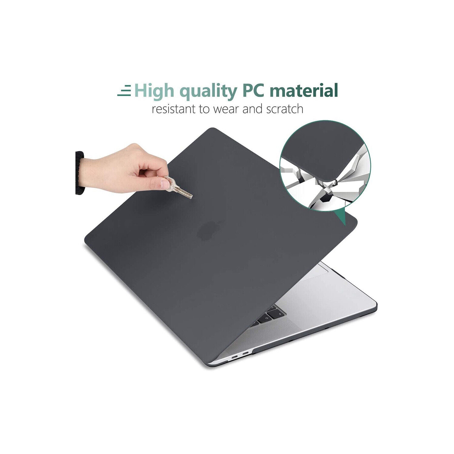 Smooth Matte Black Hard Case for Older Version MacBook Pro 15" A1398 with Retina