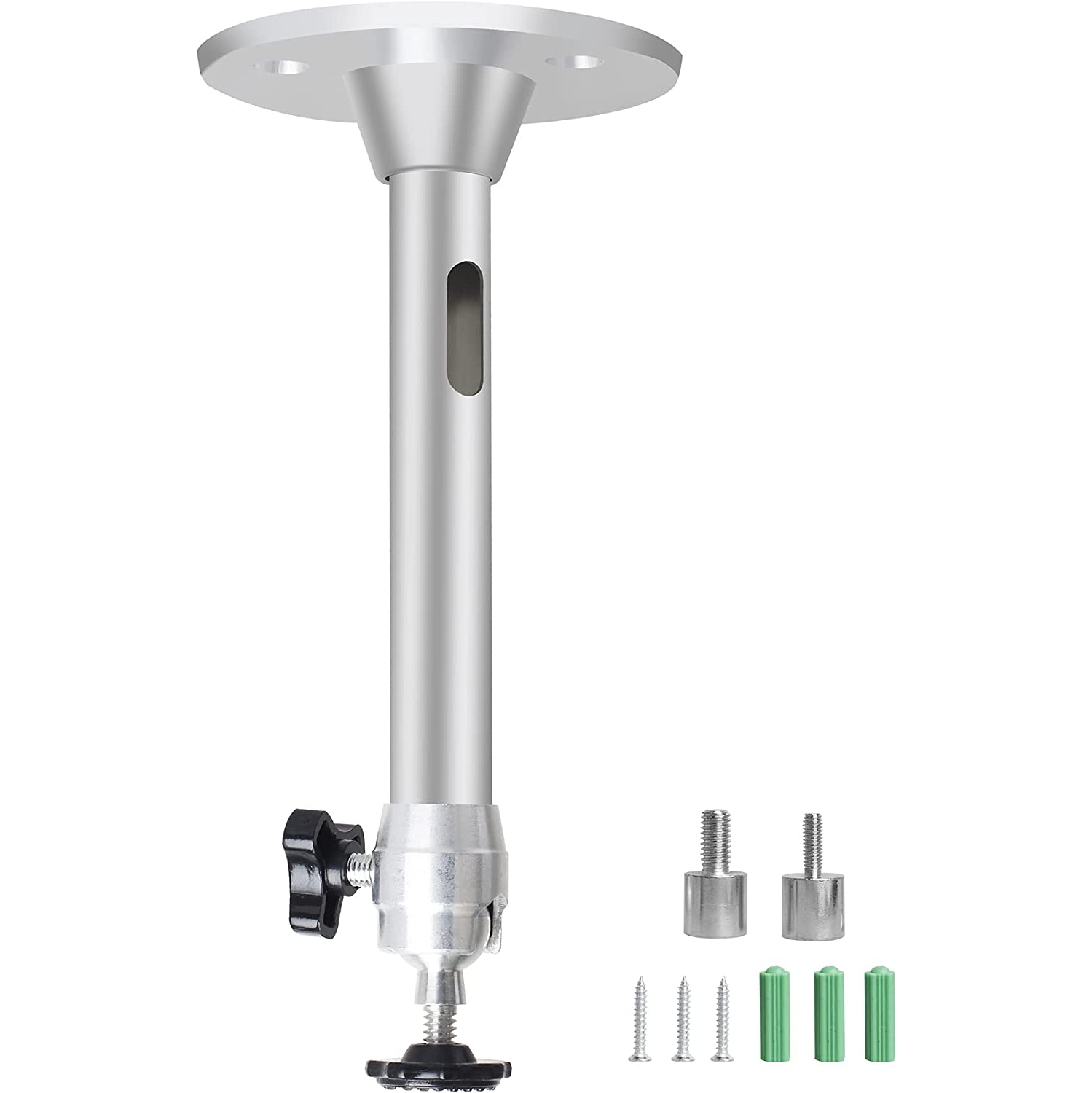 Mini support de plafond pour projecteur mural compatible avec QKK, DR.J, DBPOWER, Anker, Vankyo, AAXA, Jinmagasin, PVO, TMY, AuKing et la plupart des