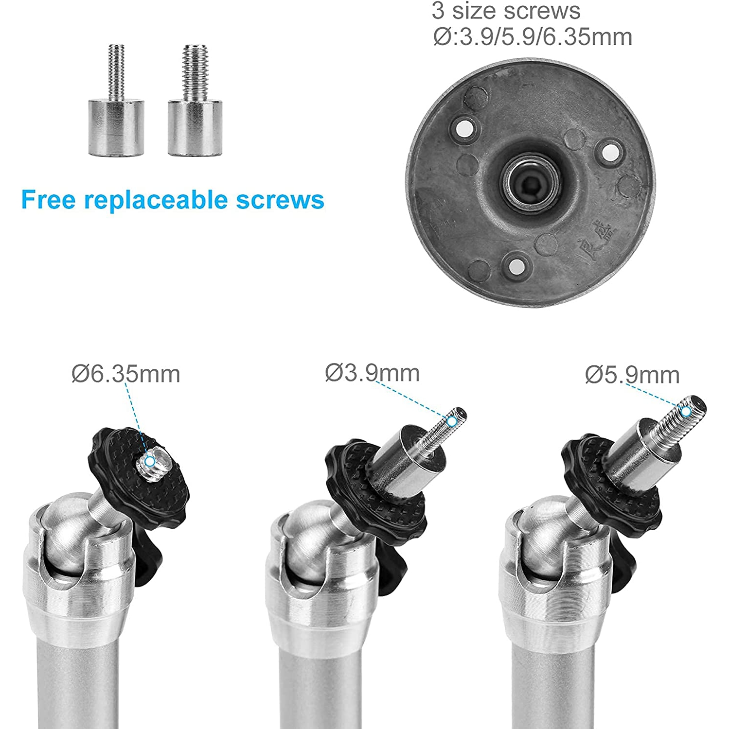 Mini support de plafond pour projecteur mural compatible avec QKK, DR.J, DBPOWER, Anker, Vankyo, AAXA, Jinmagasin, PVO, TMY, AuKing et la plupart des